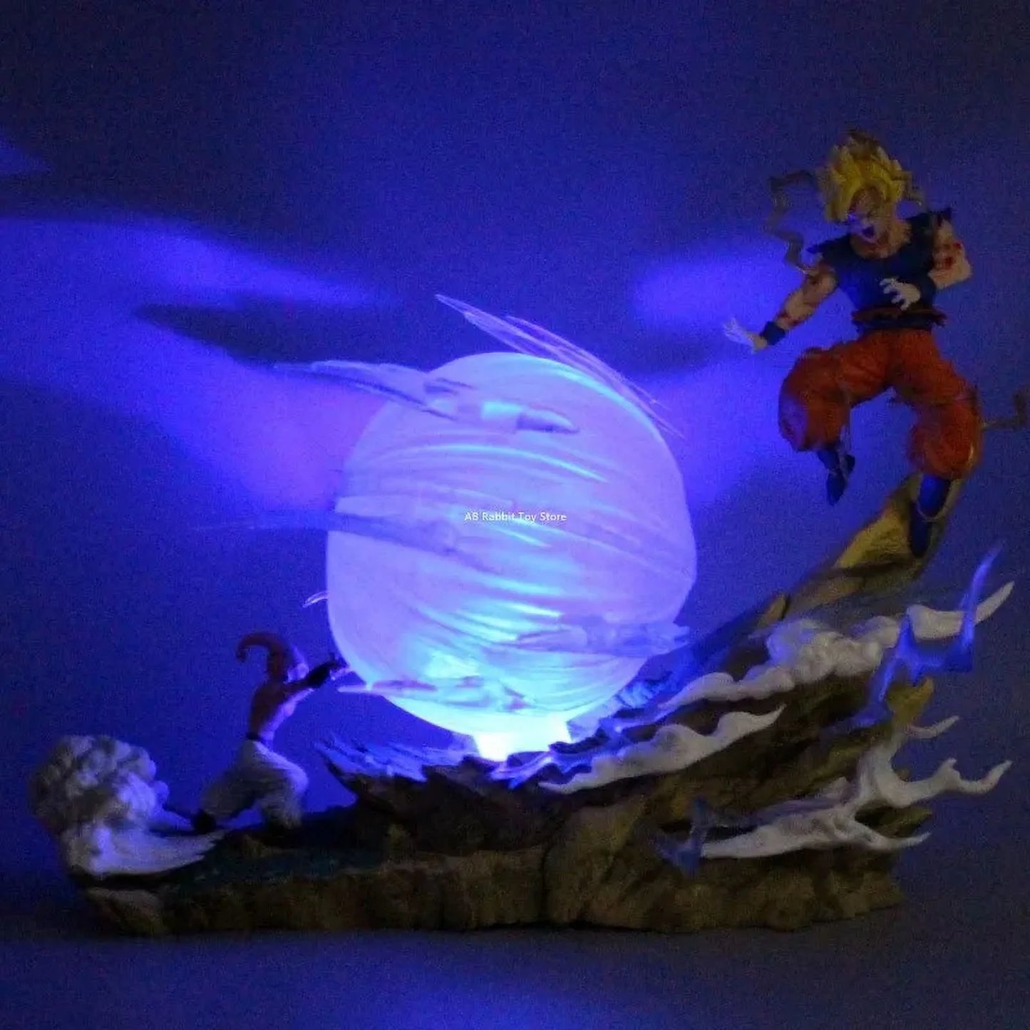 Anime Dragon Ball Z Son Goku Vs Majin Buu Figure Gk Statue Action Toy, Collectible, 9 In