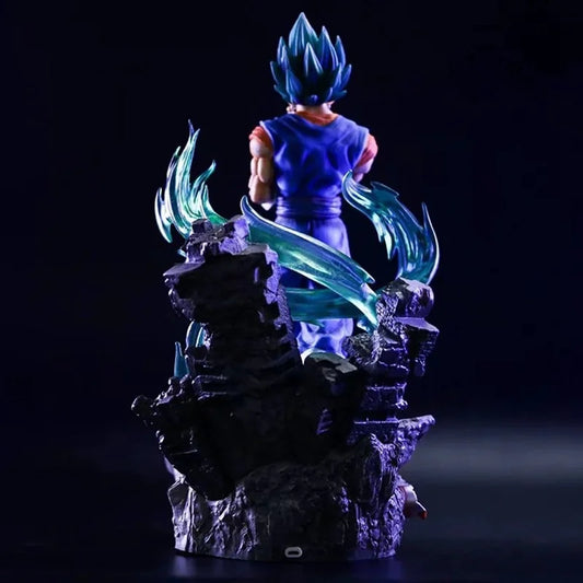 13"Dragon Ball Ultra Instinct Gogeta Figure Anime Statue Action Toy with Box