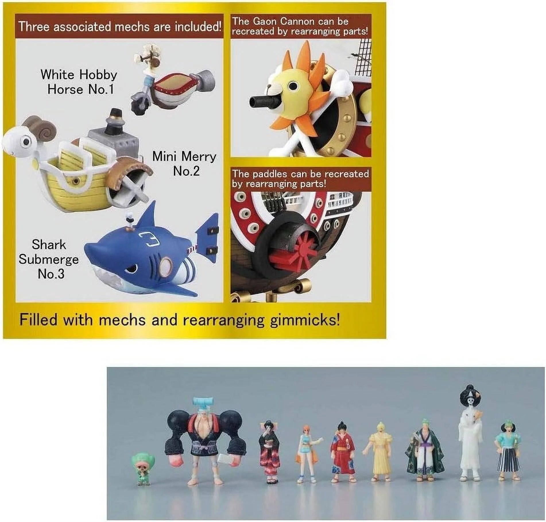 Collectible Thousand Sunny Sailing Ship Action Figures