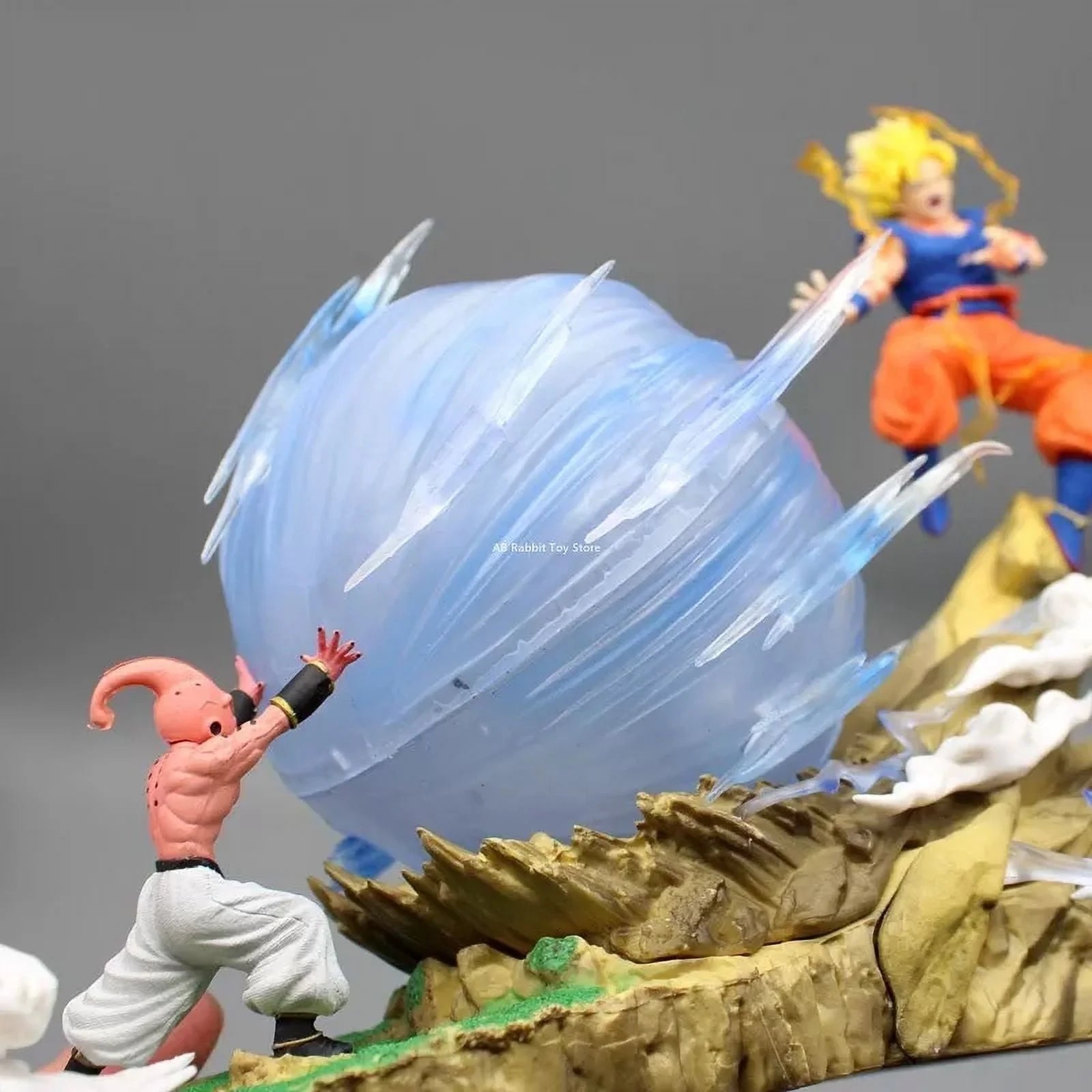 Anime Dragon Ball Z Son Goku Vs Majin Buu Figure Gk Statue Action Toy, Collectible, 9 In